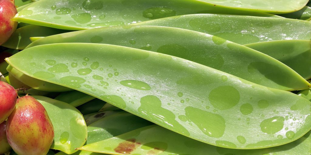 Nopales, aguacate y otros vegetales frescos.