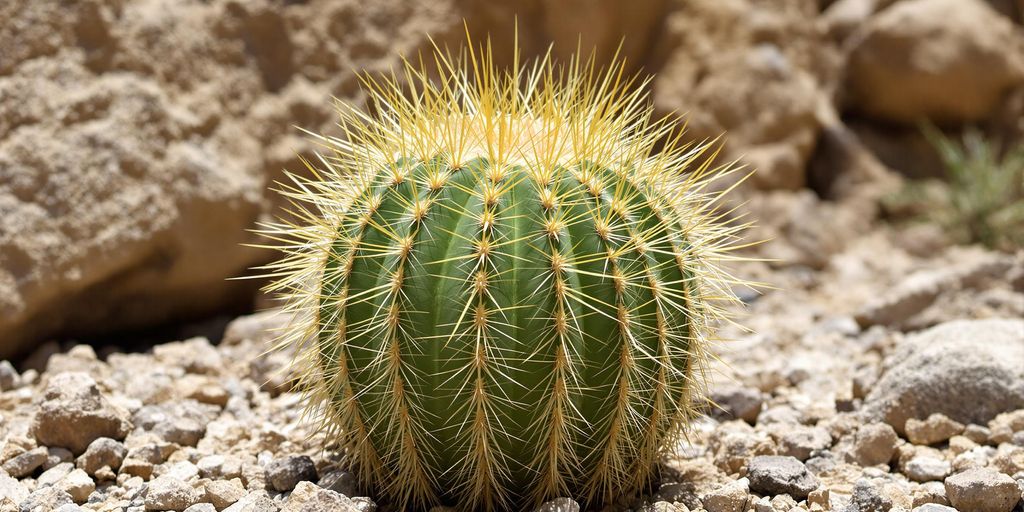Coryphantha elephantidens en ladera rocosa